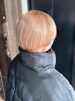 ヘアリゾート粋 ウナム 新宿東口店(enam)&nbsp;ブリーチカラー/ベージュ/ショートボブ