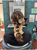 髪飾りたくさん!ヘアアレンジ!