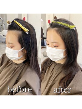 ソラ 表参道(SORA) 韓国発！チャンモリパーマ！うぶ毛を作る施術。