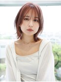 大人女性 切りっぱなしボブ ミディアム