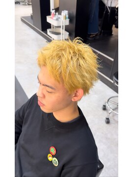 レム 仙台店(L.E.M) 《L.E.M 仙台店》ブロンドスパイキーショート/及川翔