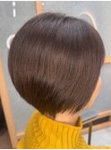 【isola】ショートボブ◆オーガニックカラーで色ムラ解消◎
