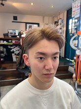 サム S+D HAIR COMMUNITY SAM アップバングミルクベージュ
