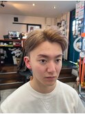 アップバングミルクベージュ