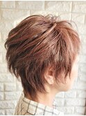 スパイキーショート×イノアカラー×ハイライト