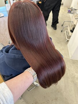 ヴィンスジオ 岐阜駅南(vince gio) ピンクブラウン/暖色/ツヤ髪