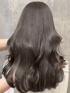 フランチェスカドット(francesca.) ブリーチなし ×グレーベージュ /髪質改善