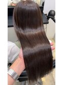 髪質改善ストレート艶ロング