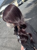 ラピステン 福岡天神 大名店(Lapis)&nbsp;10代・20代/ブリーチなし/暗髪でも可愛いラベンダーピンク