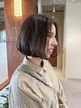 コピエ(kopje) オリーブベージュ×ボブ