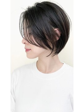 ゴカン バイ ジル ブラン 名古屋(Gokan by JIL BLAN) ハイライトバレイヤージュダブルカラーショートカット30代40代