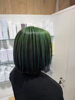 ポート 蕨(PORT)&nbsp;【篠原】ボブ×グリーンカラー