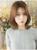 大人ガーリーチェリーレッドハッシュカットc7上尾20代30代40代