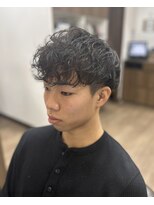 ケースタイルヘアスタジオ  虎ノ門店(K-STYLE HAIR STUDIO)&nbsp;シャドウパーマ/メンズ/虎ノ門/パーマ/理容室/眉毛カット