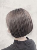 20代30代大人可愛い髪質改善小顔艶感前下がりショー ト