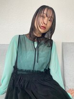 トリッカバルコニー ハヤマ(tricca Balcony Hayama)&nbsp;外ハネミディ/レイヤーカット/シースルー前髪