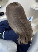 津市ロングレイヤーカットハッシュカット透明感カラー重めロング