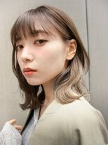 ヘアーロギア 栄店(hair LOGiA)&nbsp;ブロンドインナー×ウルフ