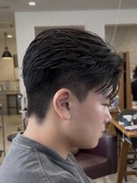 メンズヘアフェイス(Men's hair FACE。) メンズショート/フェザーパーマ/横浜メンズパーマ