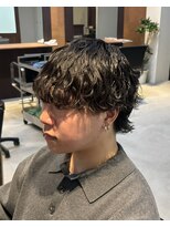 アトラクト バイ ラック 津田沼(Attract by LUCK) 波巻きウルフパーマ/津田沼/メンズパーマ/メンズ/メンズカット