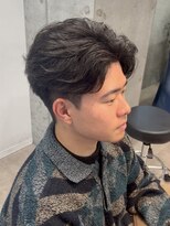 スタイルメンズ 藤沢(STYLE MEN)&nbsp;STYLE MENメンズカットリバースセンターパートフェザーパーマ