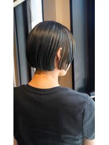 花鳥風月&nbsp;ブルーアンブレラ×コンパクトミニボブ