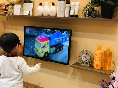 【お子様同伴可】ＴＶもご用意あり◎ママも安心して施術できる♪