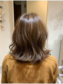 【大人可愛い】小顔ロブヘア外はねボブトリートメント