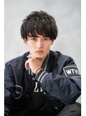 コンマヘアビジネスかき上げトランクスヘアショートレイヤー