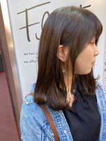 フロート 小阪店(float)&nbsp;深みブラウン_ココアブラウン,フリンジウェーブ