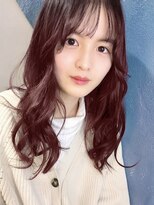 ヘアーアンドメイク エイダ(hair&make eida) 髪質改善ハイライトイルミナフェザーバングロング20代30代