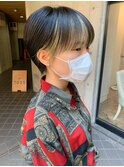 フェイスフレーミングインナーカラーショート