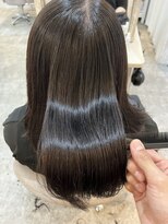 ジーナ 銀座(Zina) 髪質改善*マロンベージュ*20代30代40代*かきあげ【Zina銀座】