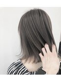 【mue】脱白髪染め/フォギーベージュナチュラル