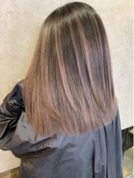 ラビマーニ 吹田店(Labimani) 【Labimani】ペールピンク バレイヤージュ