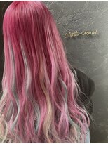 ヴァンクラウド 奈良店(VENT-CLOUD)&nbsp;グラデーションユニコーンピンクハイライト小顔エクステ