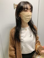 イオエ(ioe)&nbsp;黒髪/ボブルフ/ネビージュ/小顔/ワンレン/髪質改善/グレージュ