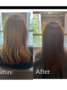 ルスリー 大分店(Lsurii) 髪質改善カラー