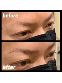 眉毛パーマ