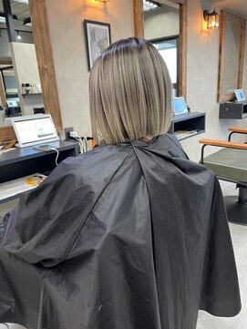 サニー 渋谷(SUNNY) バレイヤージュ、ココアベージュ、ハイライト、グレージュカラー