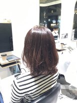 アフロディーテギンザ 日本橋人形町店(APHRODITE GINZA)&nbsp;外ハネボブ/セクションカラー/ペールベージュ/人形町