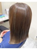 細かめハイライト アッシュグレー