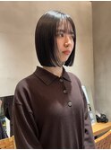 ボブ/ミニボブ/ミディアム/ミディアムレイヤー/切りっぱなしボブ