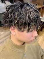 ウェイビーエフティフィフス 横浜西口(WAVEY ft.fifth) 波巻きスパイラルパーマメンズマッシュツイストスパイラルパーマ