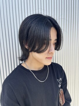 ヘアステーションフラット(HAIR STATION FLAT) men'sミディアムウルフ