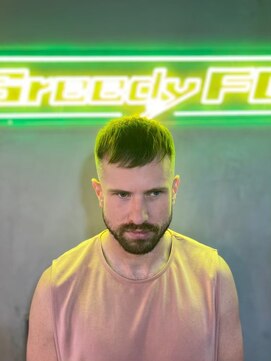 グリーディーフォックス 三軒茶屋(GreedyFOX) 波巻き/マッシュパーマ/ウルフ/ハイライト<理容室>三軒茶屋