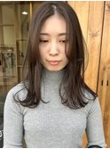 ココアブラウン×フェザーレイヤー