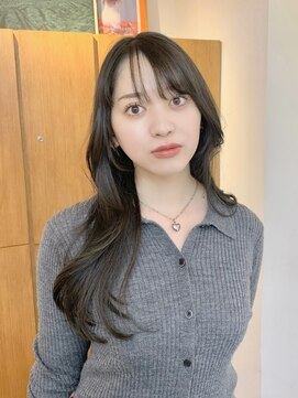 エニエンメイクス 立川(ENIEN MAKE'S) ブリーチなしカラー/艶髪/暗髪/オリーブ/グレージュ/Aujua