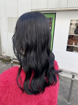 アッシュ 下北沢店(Ash) 暗染めブルーブラック