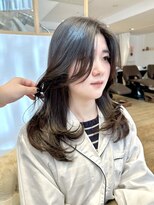 バイオレット 表参道店(Violet)&nbsp;ワンカールざくざくレイヤーカット艶感ラベンダーブラックカラー